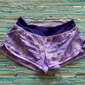 Lululemon size 6 speed shorts